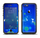 The Lime Green & Blue Unfocused Cells Apple iPhone 6/6s Plus LifeProof Fre Case Skin Set