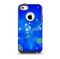 The Lime Green & Blue Unfocused Cells Skin for the iPhone 5c OtterBox Commuter Case