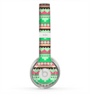 The Lime Green & Coral Tribal Ethic Geometric Pattern copy Skin for the Beats by Dre Solo 2 Headphones