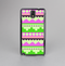 The Lime Green & Pink Tribal Ethic Geometric Pattern Skin-Sert Case for the Samsung Galaxy Note 3