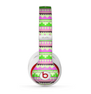 The Lime Green & Pink Tribal Ethic Geometric Pattern copy Skin for the Beats by Dre Studio (2013+ Version) Headphones