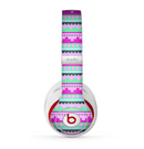 The Lime Green & Purple Tribal Ethic Geometric Pattern copy Skin for the Beats by Dre Studio (2013+ Version) Headphones