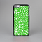 The Lime Green & White Floral Sprout Skin-Sert Case for the Apple iPhone 6 Plus