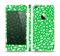 The Lime Green & White Floral Sprout Skin Set for the Apple iPhone 5s