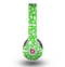 The Lime Green & White Floral Sprout Skin for the Beats by Dre Original Solo-Solo HD Headphones