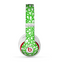 The Lime Green & White Floral Sprout Skin for the Beats by Dre Studio (2013+ Version) Headphones