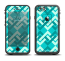 The Locking Green Pattern Apple iPhone 6/6s LifeProof Fre Case Skin Set