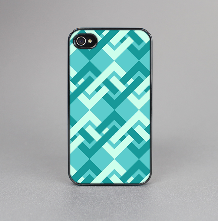 The Locking Green Pattern Skin-Sert for the Apple iPhone 4-4s Skin-Sert Case