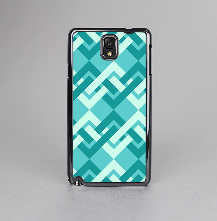 The Locking Green Pattern Skin-Sert Case for the Samsung Galaxy Note 3
