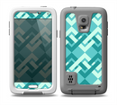 The Locking Green Pattern Skin Samsung Galaxy S5 frē LifeProof Case