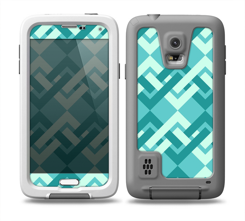 The Locking Green Pattern Skin for the Samsung Galaxy S5 frē LifeProof Case