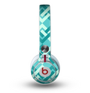 The Locking Green Pattern Skin for the Beats by Dre Mixr Headphones