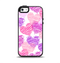 The Loopy Pink and Purple Hearts Apple iPhone 5-5s Otterbox Symmetry Case Skin Set