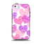 The Loopy Pink and Purple Hearts Apple iPhone 5c Otterbox Symmetry Case Skin Set