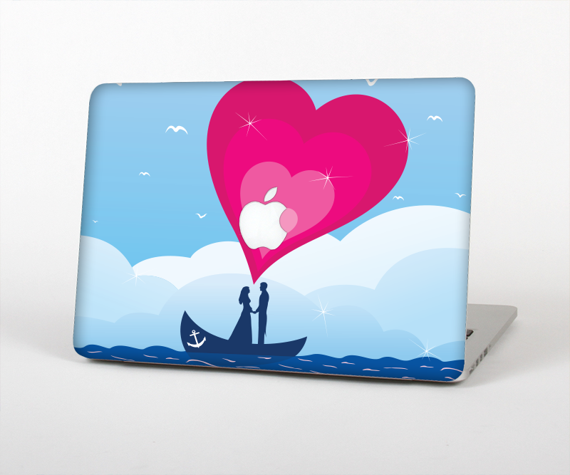 The Love-Sail Heart Trip Skin Set for the Apple MacBook Pro 15" with Retina Display