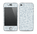 The Love Story Doodle Sketch Skin for the Apple iPhone 4-4s