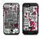 The Love and Hearts Doodle Pattern Apple iPhone 6/6s LifeProof Fre POWER Case Skin Set