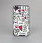 The Love and Hearts Doodle Pattern Skin-Sert for the Apple iPhone 4-4s Skin-Sert Case