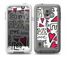 The Love and Hearts Doodle Pattern Skin Samsung Galaxy S5 frē LifeProof Case