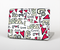 The Love and Hearts Doodle Pattern Skin for the Apple MacBook Pro Retina 15"