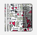 The Love and Hearts Doodle Pattern Skin for the Apple iPhone 6 Plus