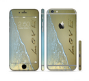 The Love beach Sand Sectioned Skin Series for the Apple iPhone 6s Plus