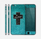 The Love is Patient Cross on Teal Glitter Print Skin for the Apple iPhone 6 Plus