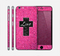The Love is Patient Cross over Pink Glitter Print Skin for the Apple iPhone 6 Plus