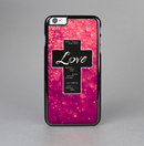 The Love is Patient Cross over Unfocused Pink Glimmer Skin-Sert for the Apple iPhone 6 Plus Skin-Sert Case