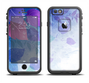 The Magical Abstract Pink & Blue Floral Apple iPhone 6/6s LifeProof Fre Case Skin Set
