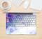 The Magical Abstract Pink & Blue Floral Skin Kit for the 12" Apple MacBook (A1534)