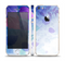 The Magical Abstract Pink & Blue Floral Skin Set for the Apple iPhone 5s