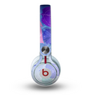 The Magical Abstract Pink & Blue Floral Skin for the Beats by Dre Mixr Headphones