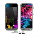 The Magical Glowing Floral Design Skin for the Apple iPhone 5c LifeProof Case