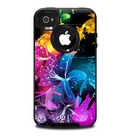 The Magical Glowing Floral Design Skin for the iPhone 4-4s OtterBox Commuter Case