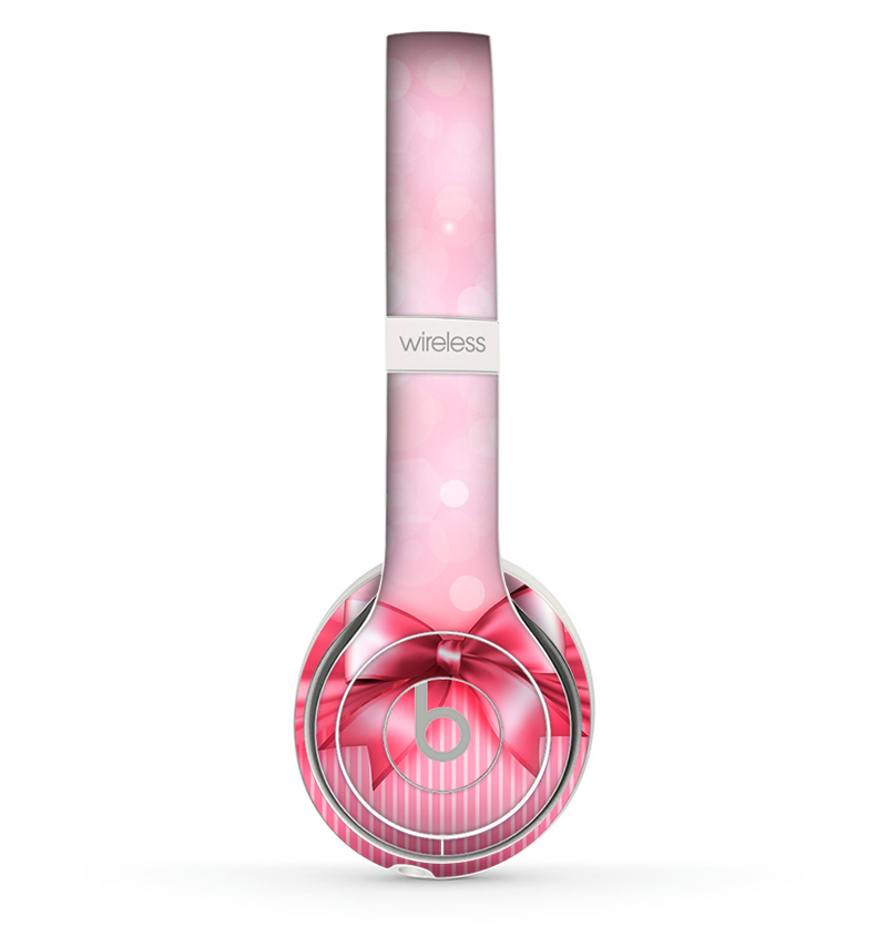 The Magical Pink Bow Skin Set for the Beats by Dre Solo 2 Wireless Headphones