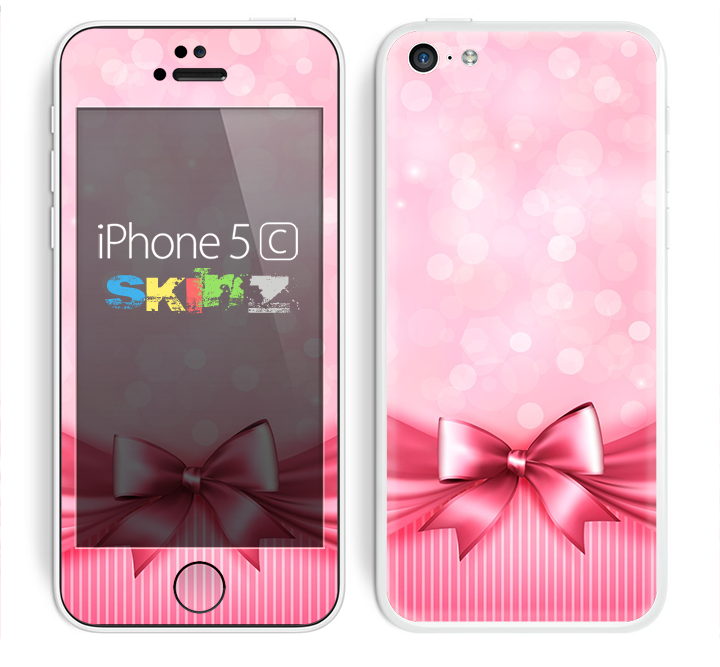 The Magical Pink Bow Skin for the Apple iPhone 5c