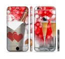 The Magical Unfocused Red Hearts and Wine Sectioned Skin Series for the Apple iPhone 6s Plus