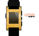 The Messy Golden Strands Skin for the Pebble SmartWatch