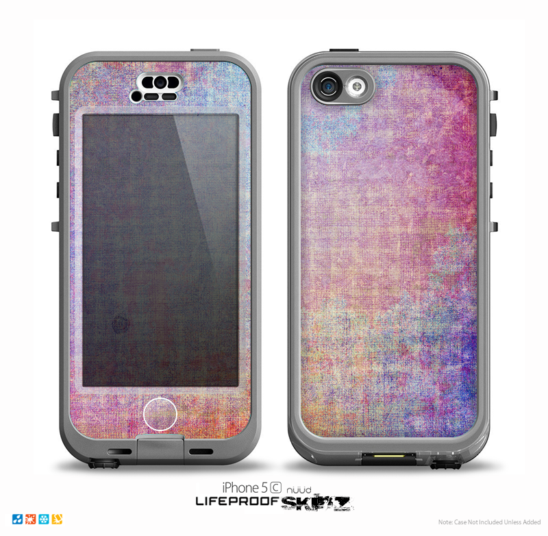 The Messy Water-Color Scratched Surface Skin for the iPhone 5c nüüd LifeProof Case