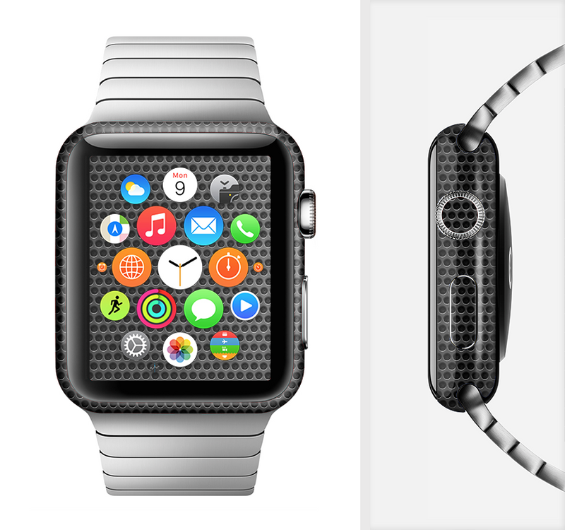 The Metal Grill Mesh Full-Body Skin Kit for the Apple Watch