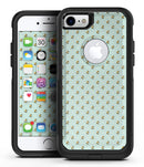 The Micro Daisy and Mint Polka Dot Pattern - iPhone 7 or 8 OtterBox Case & Skin Kits
