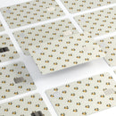 The Micro Daisy and Polka Dot Pattern - Premium Protective Decal Skin-Kit for the Apple Credit Card