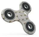 The Micro Daisy and Polka Dot Pattern Full-Body Fidget Spinner Skin-Kit