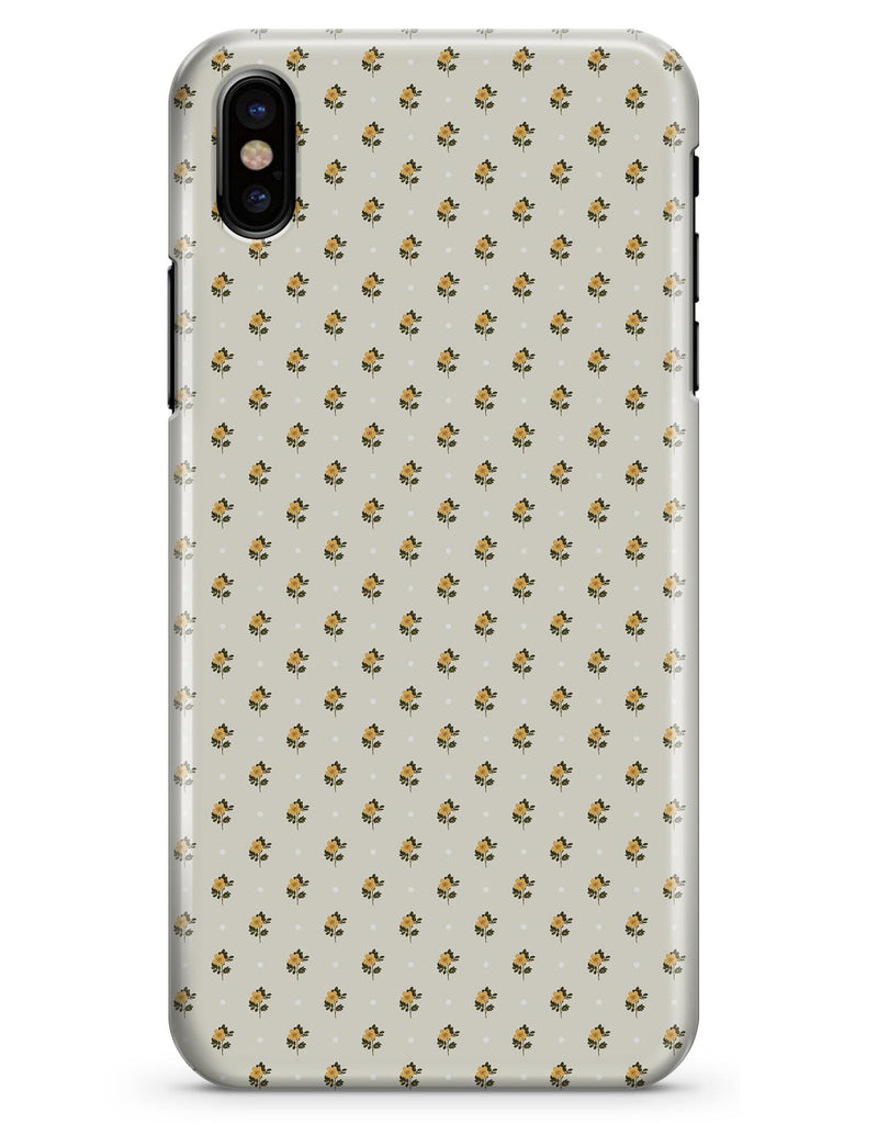 The Micro Daisy and Polka Dot Pattern - iPhone X Clipit Case