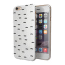 The Micro Mustache Pattern iPhone 6/6s or 6/6s Plus 2-Piece Hybrid INK-Fuzed Case