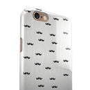 The Micro Mustache Pattern iPhone 6/6s or 6/6s Plus 2-Piece Hybrid INK-Fuzed Case