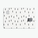 The Micro Mustache Pattern  - Premium Protective Decal Skin-Kit for the Apple Credit Card