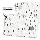 The Micro Mustache Pattern  - Premium Protective Decal Skin-Kit for the Apple Credit Card