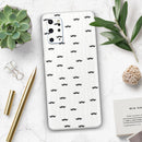 The Micro Mustache Pattern - Premium Vinyl Skin Decal for Samsung Galaxy S25 Ultra, S24, S23, S22 & All Galaxy S Models